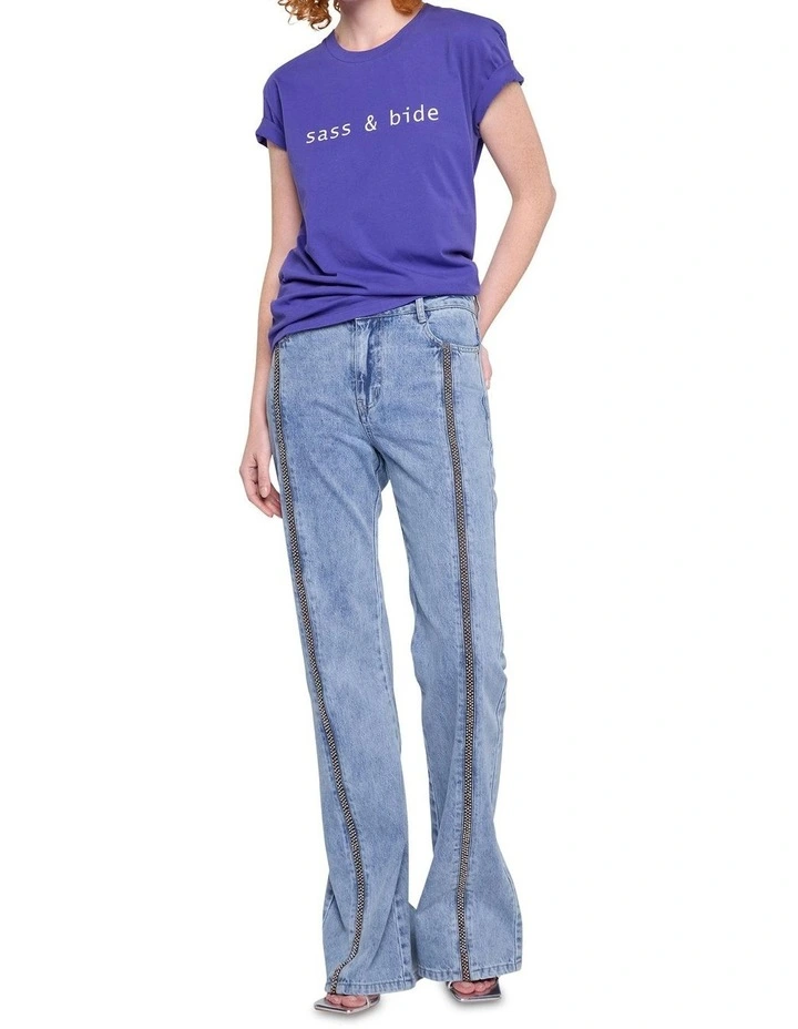 The Classics Tee in Purple Enzyme image 2