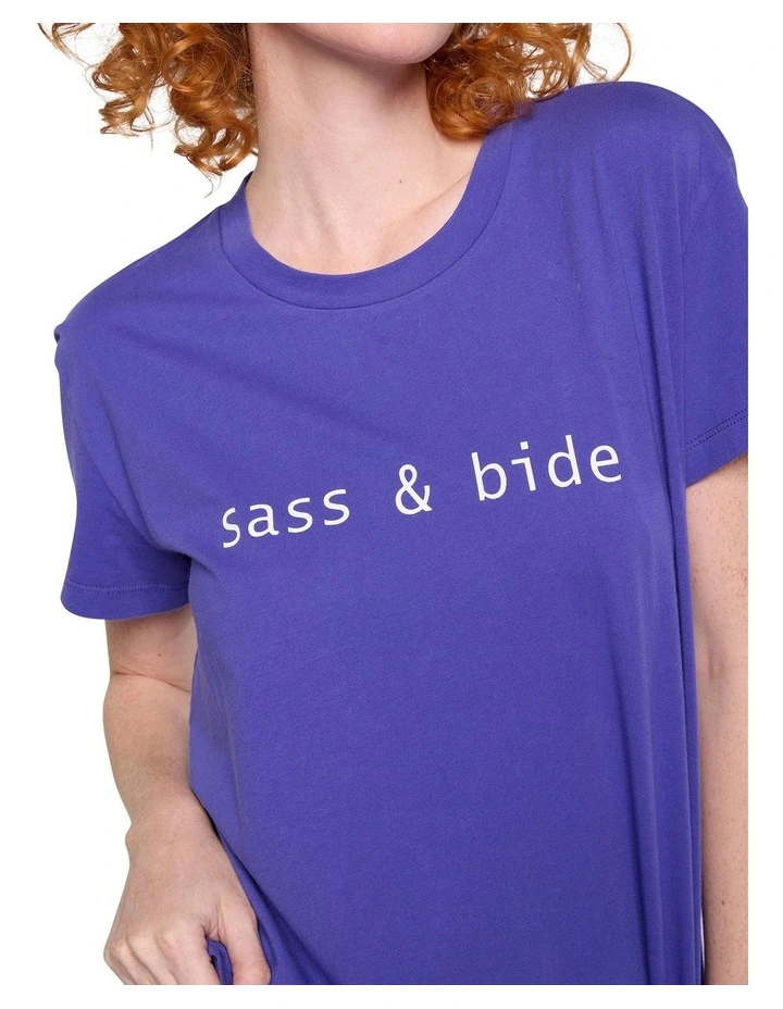 The Classics Tee in Purple Enzyme image 3