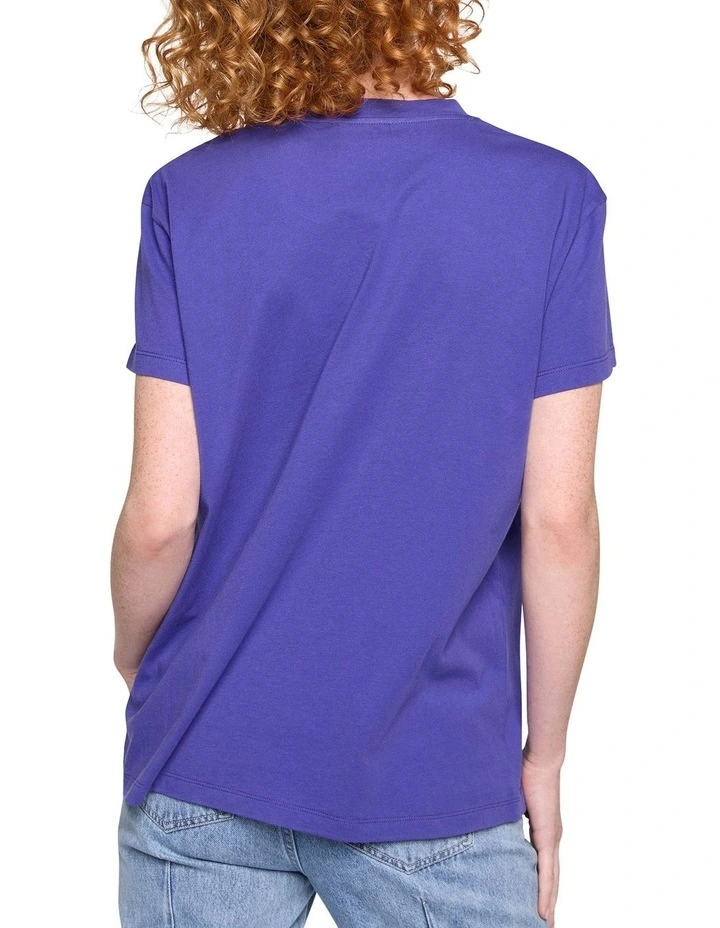 The Classics Tee in Purple Enzyme image 4