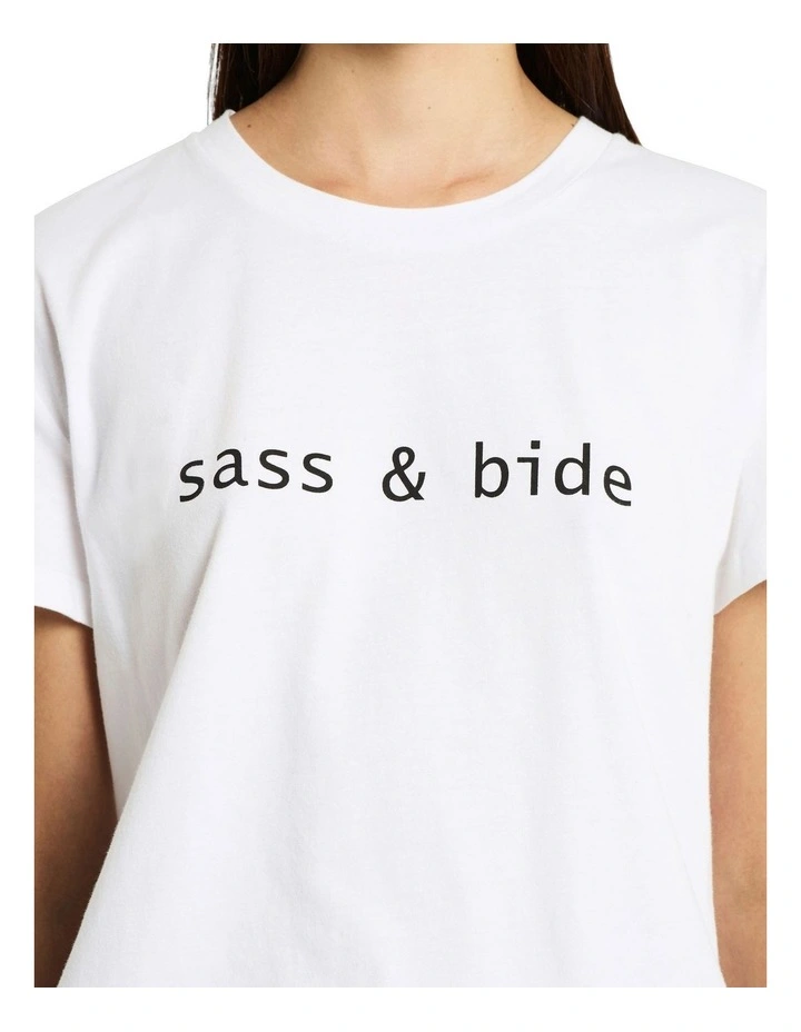 The Classics Logo Tee in Ivory/Black image 2