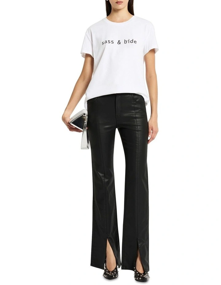 The Classics Logo Tee in Ivory/Black image 4