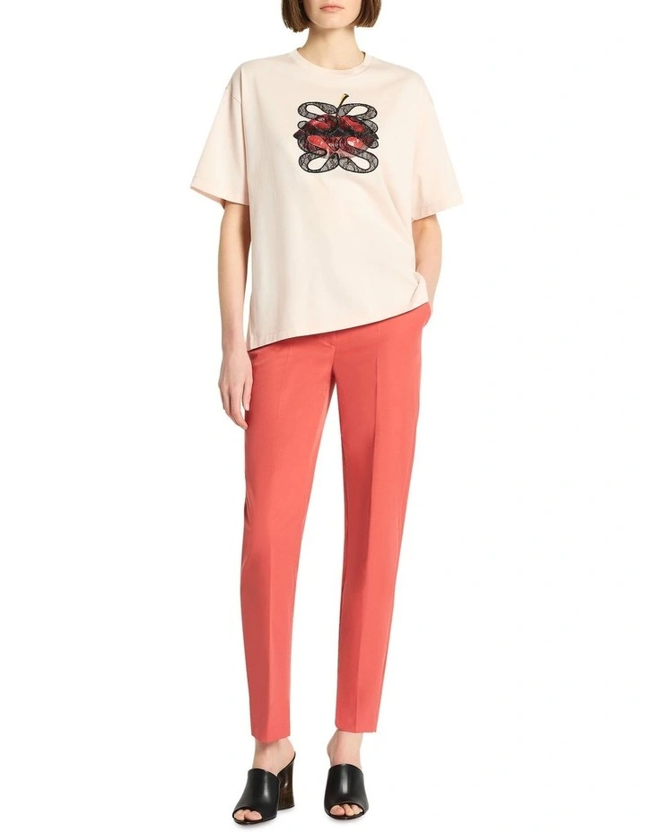 Laced Lips Tee in Baby Blossom image 1