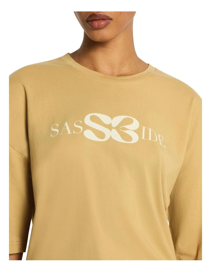 Ryder Logo Tee in Honey/Daisy image 4