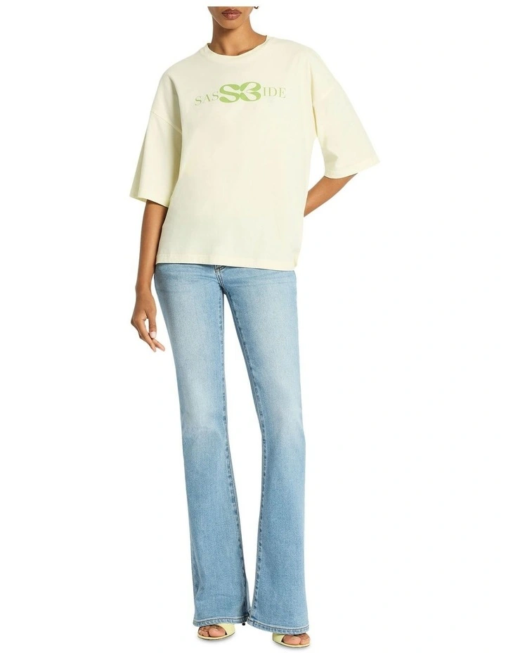 Ryder Logo Tee in Daisy/Edamane image 1