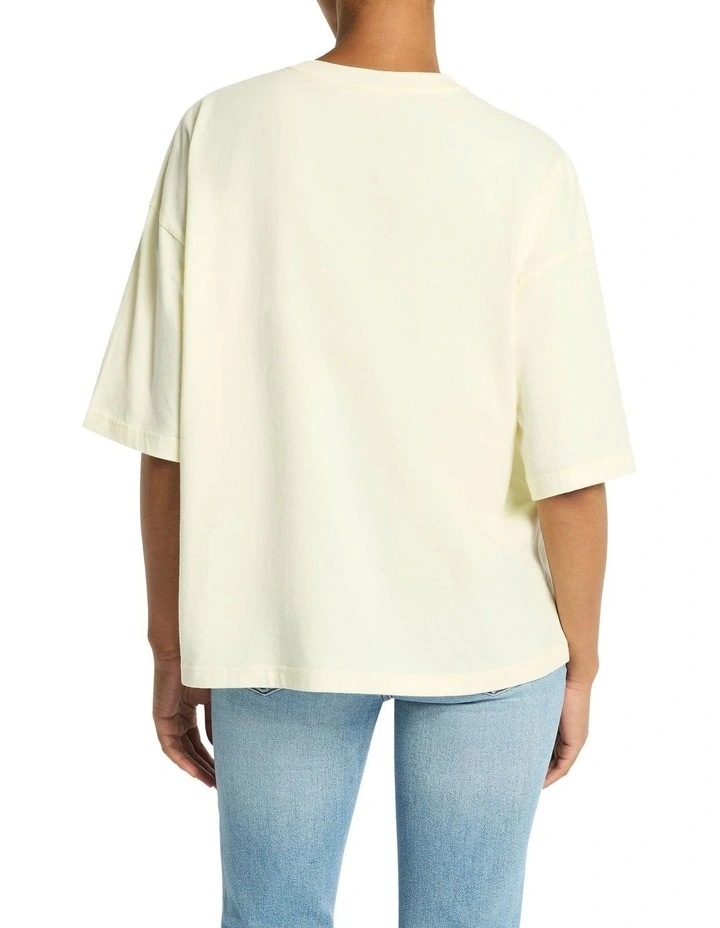 Ryder Logo Tee in Daisy/Edamane image 3