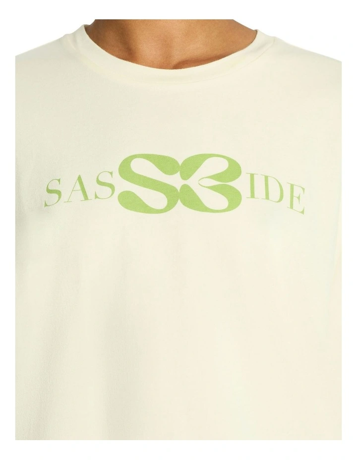 Ryder Logo Tee in Daisy/Edamane image 4