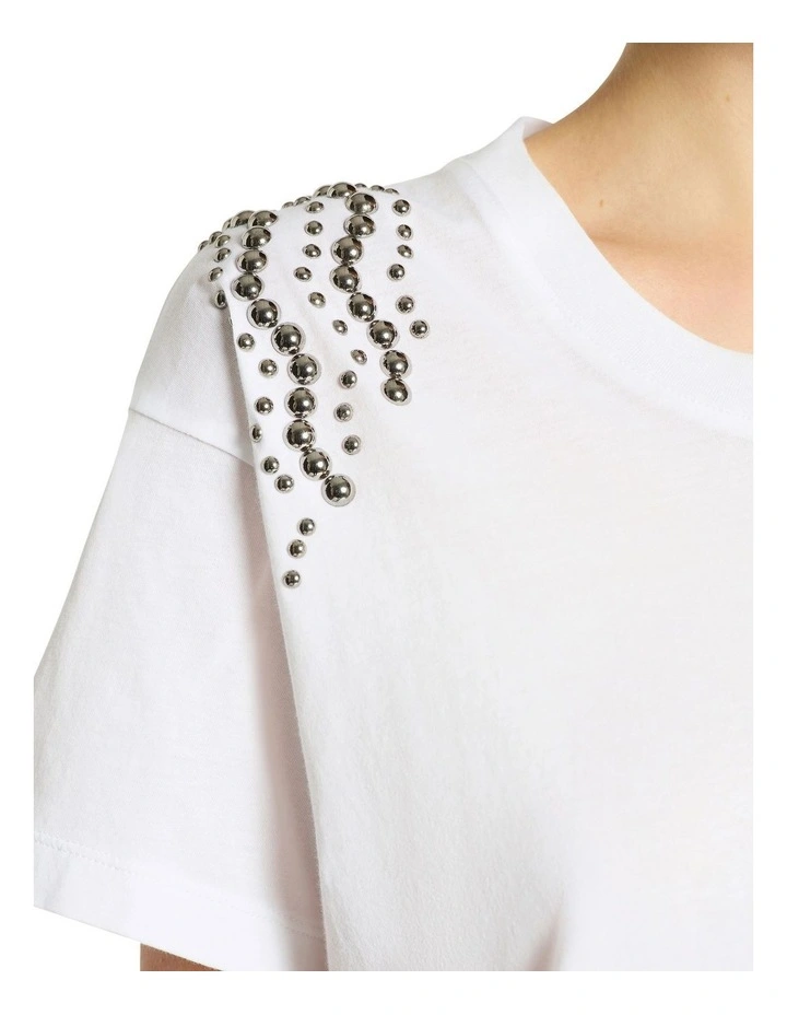 Raceway Tee in White image 4