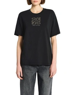 Loophole Tee in Black