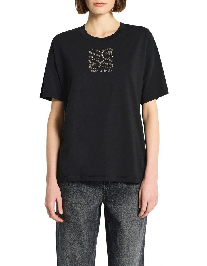 Loophole Tee in Black image 1