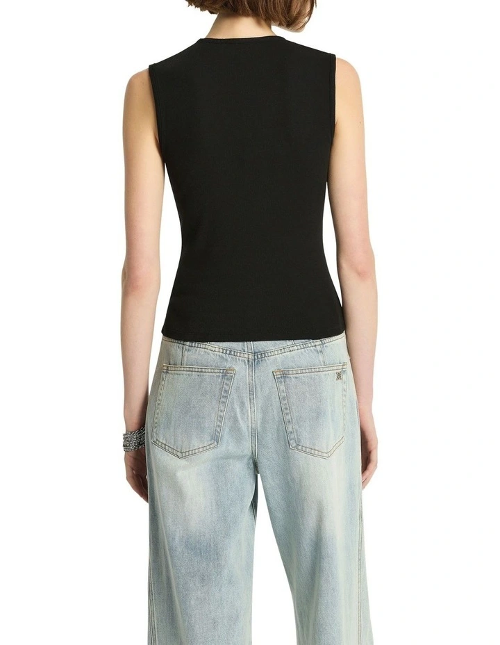 Dionysus Tank in Black image 2