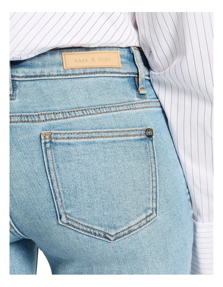 Vintage Low Rise Bootleg Jean in Washed Indigo image 4