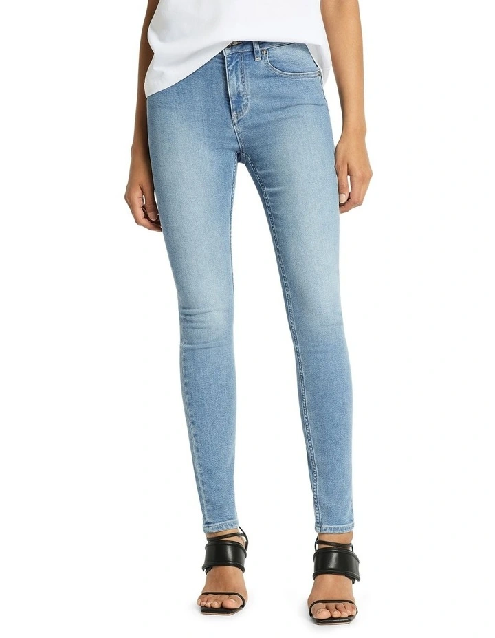 Maeve Stretch Skinny Jean in Light Blue image 3