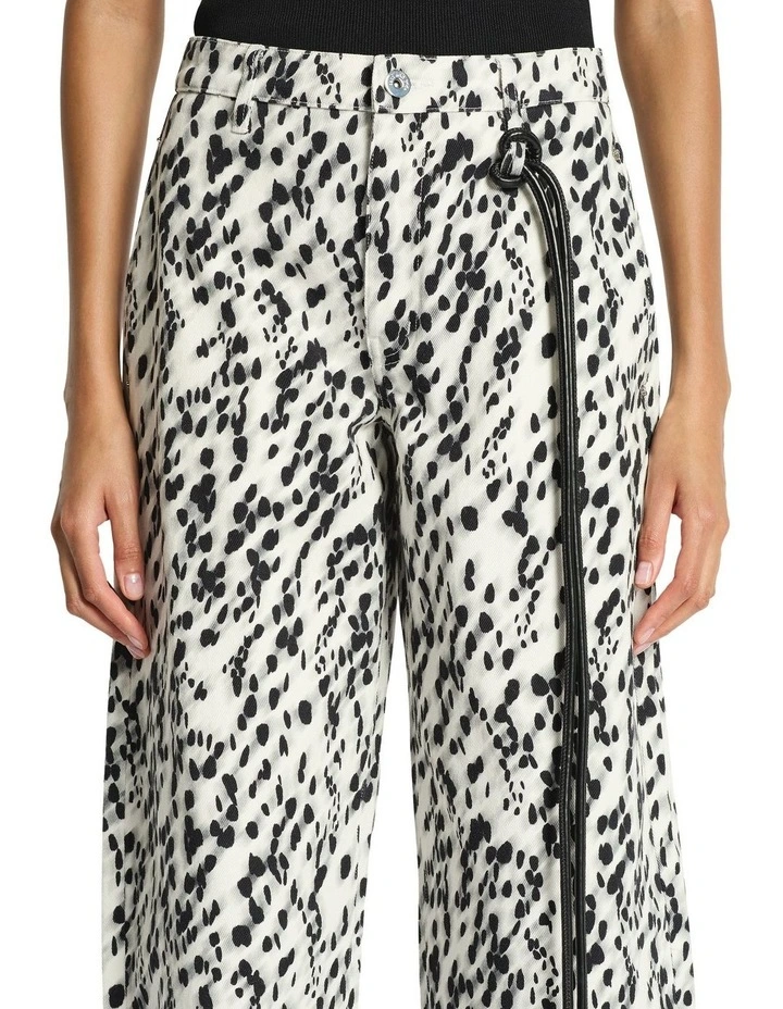 Manon Printed Jeans in Multi image 3