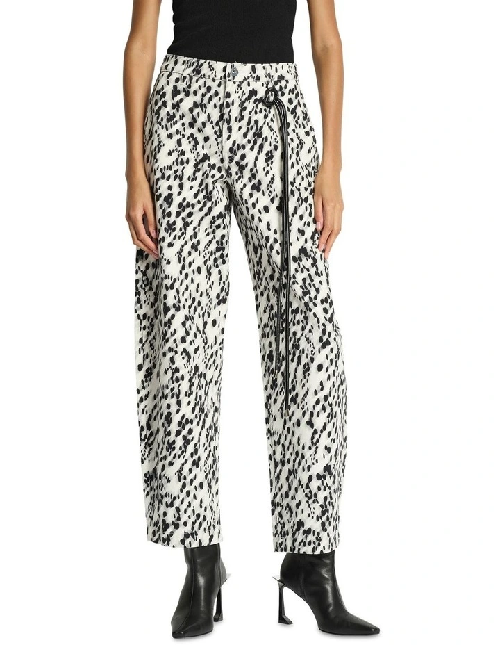 Manon Printed Jeans in Multi image 4