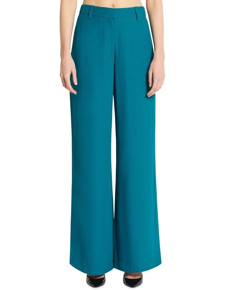 Darcey Pant in Dark Turquoise image 3