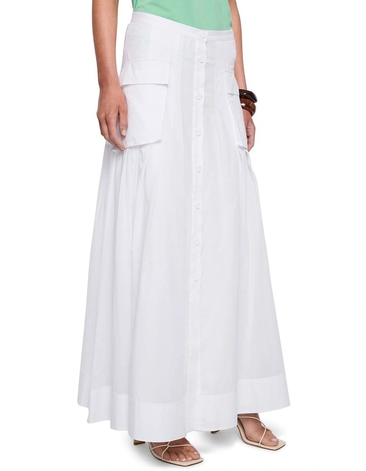 Subset Skirt in White image 2