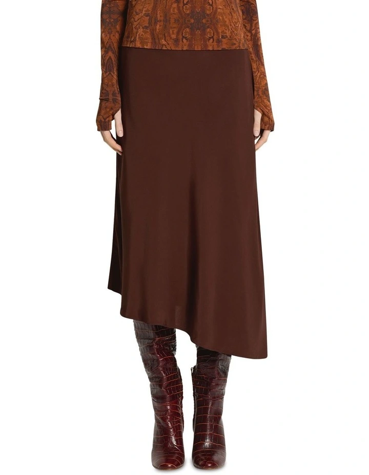 Fenn Skirt in Dark Brown image 3