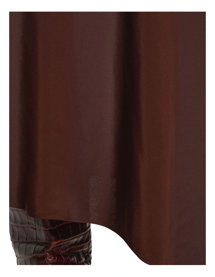 Fenn Skirt in Dark Brown image 4