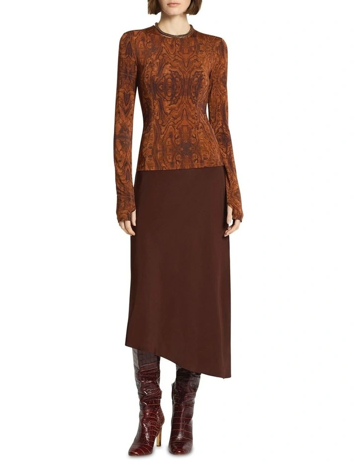 Fenn Skirt in Dark Brown image 5