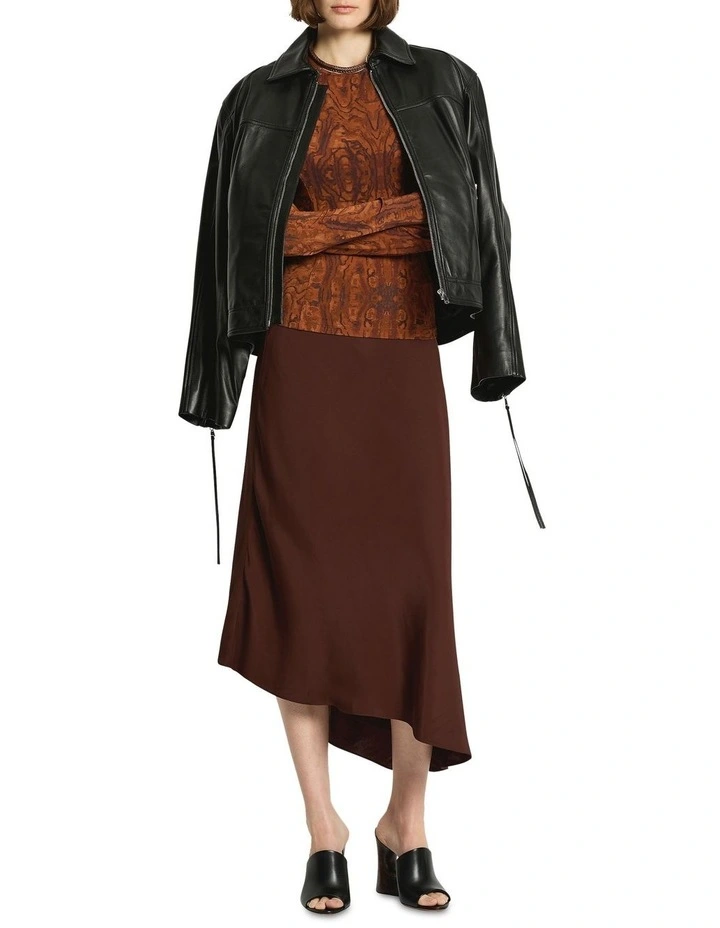 Fenn Skirt in Dark Brown image 6