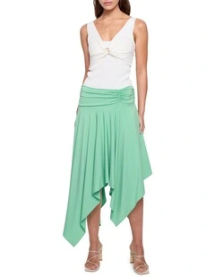 Aera Skirt in Summer Green