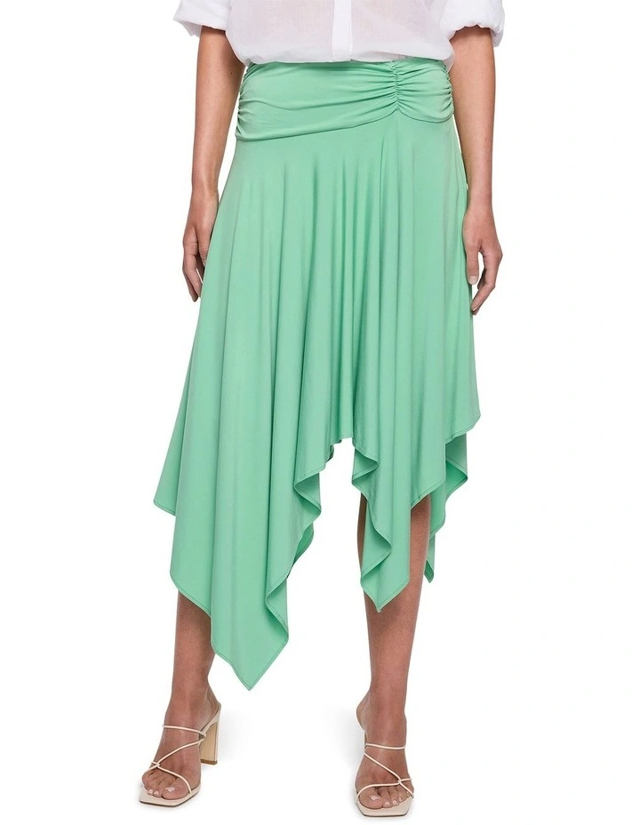 Aera Skirt in Summer Green image 2