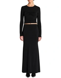 La Dama Skirt in Carbon Grey