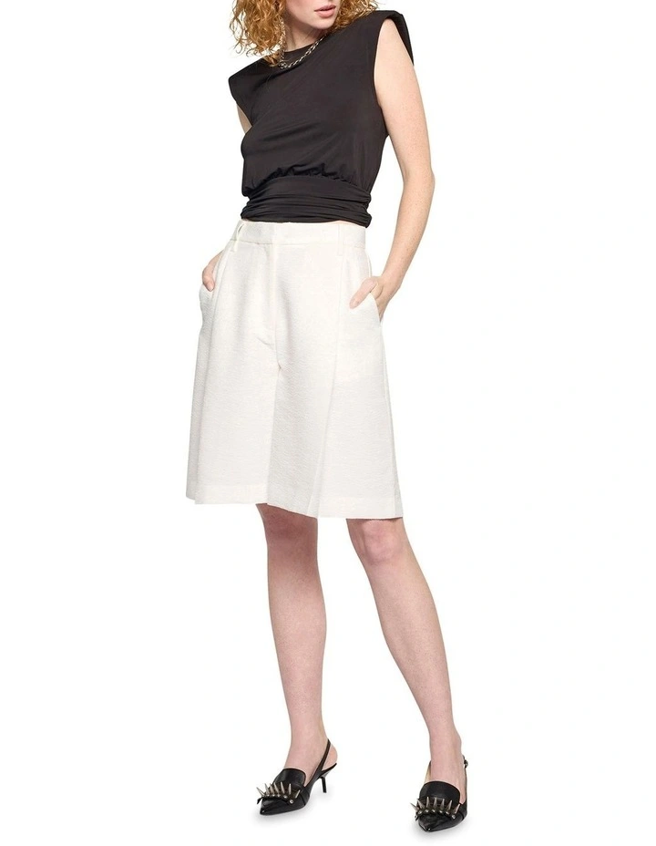 Cordelia Short in Ivory image 1