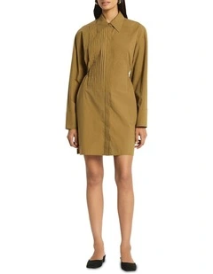 Romee Shirt Dress in Olive