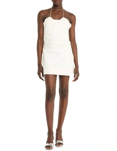 Rosado Mini Dress in Ivory
