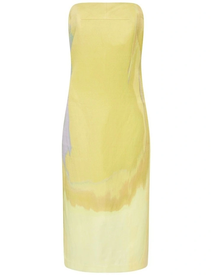 Ombre Landscape Dress in Print image 5