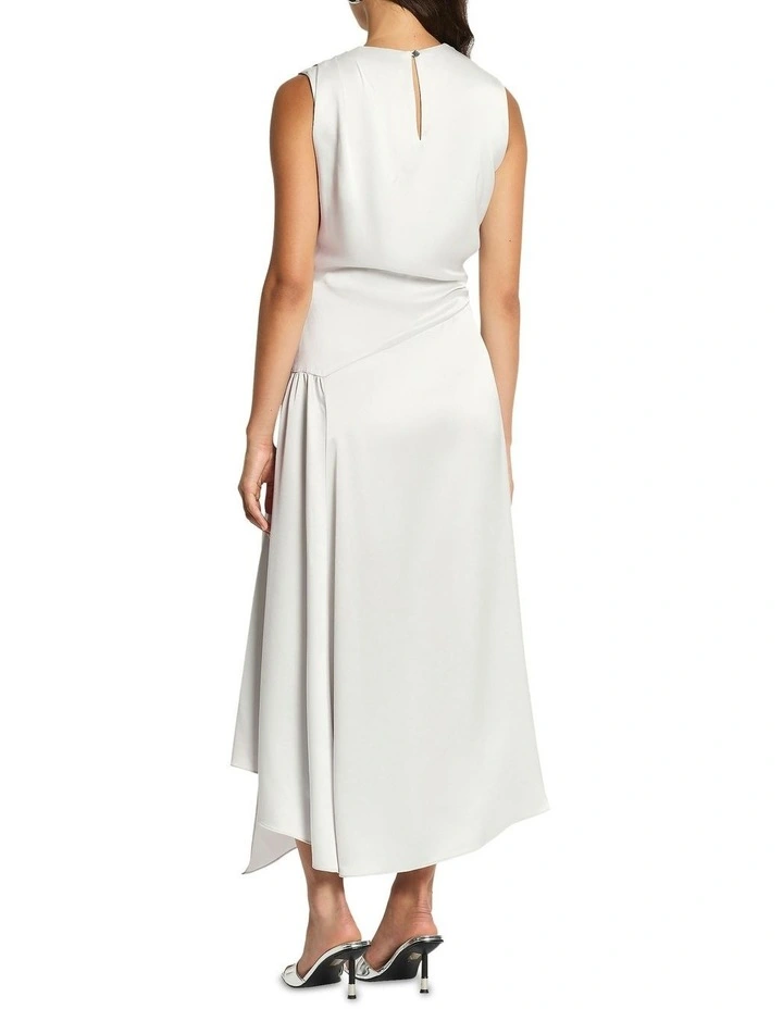 Vague Love Midi Dress in Silver image 2