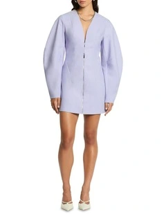 Paloma Mini Dress in Ice Lilac