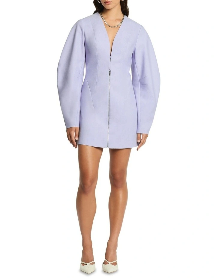 Paloma Mini Dress in Ice Lilac image 1