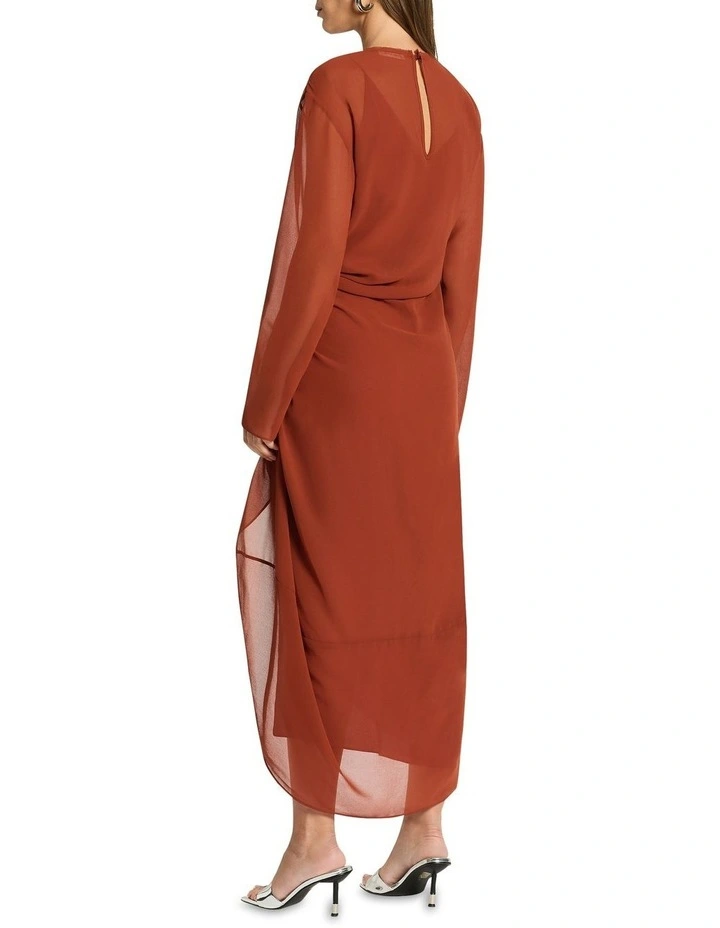 Sur Dress in Brick image 2
