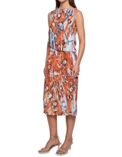 Intermix Midi Dress in Multi