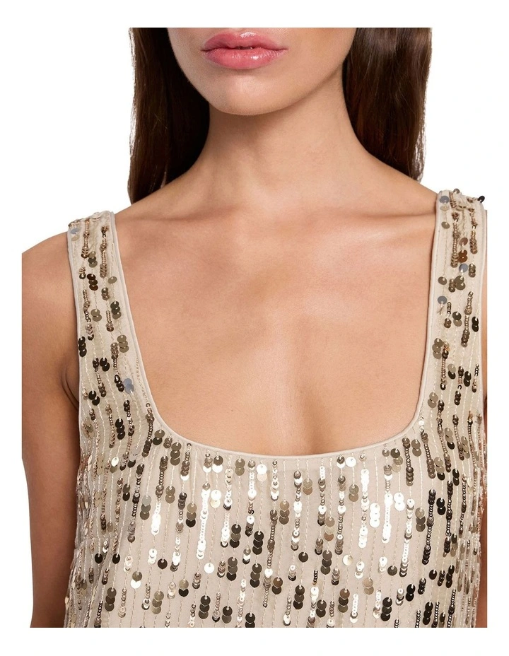 Summer Night City Dress in Gold image 2