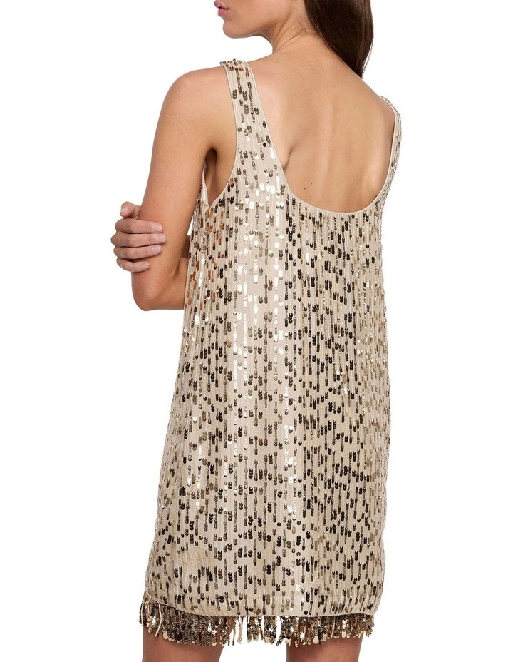 Summer Night City Dress in Gold image 3