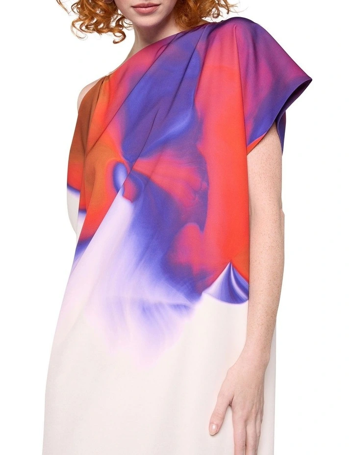 In Stereo Mini Dress in Print image 3