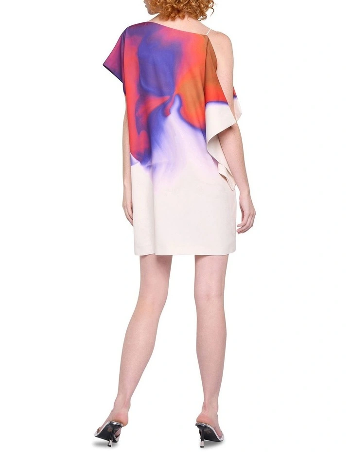 In Stereo Mini Dress in Print image 4