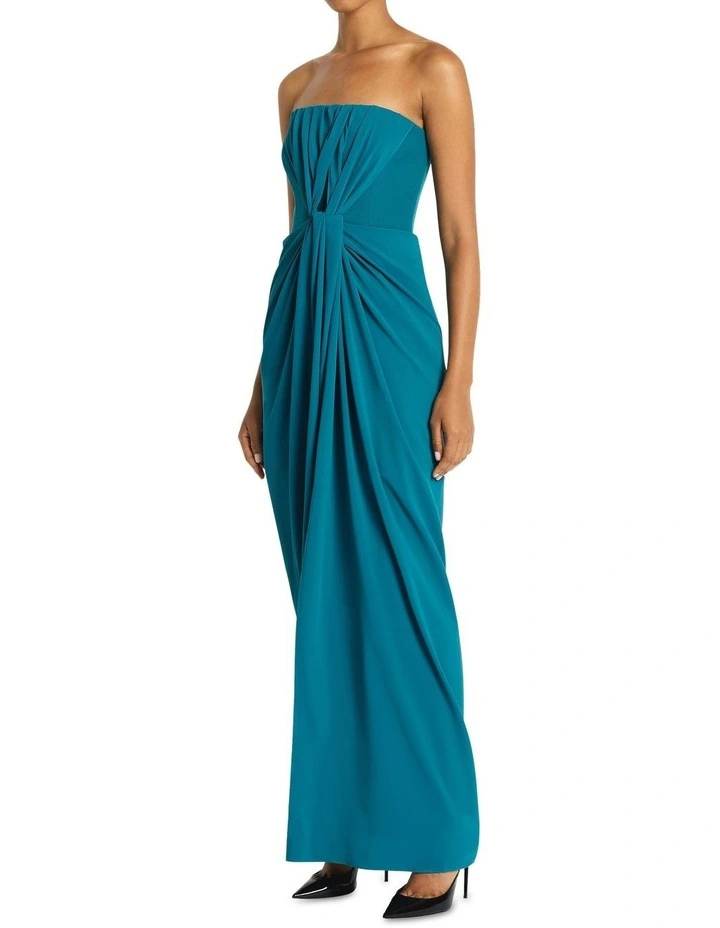 Artemis Maxi Dress in Teal image 2