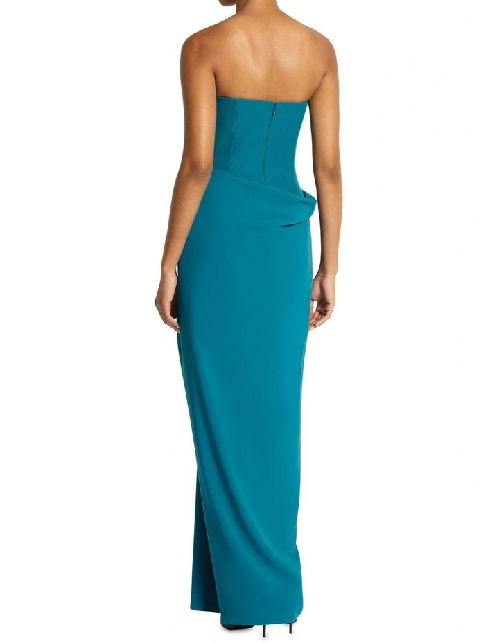 Artemis Maxi Dress in Teal image 4