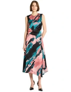 Artique Midi Dress in Print