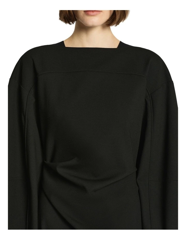 Baroque Dress in Black image 4