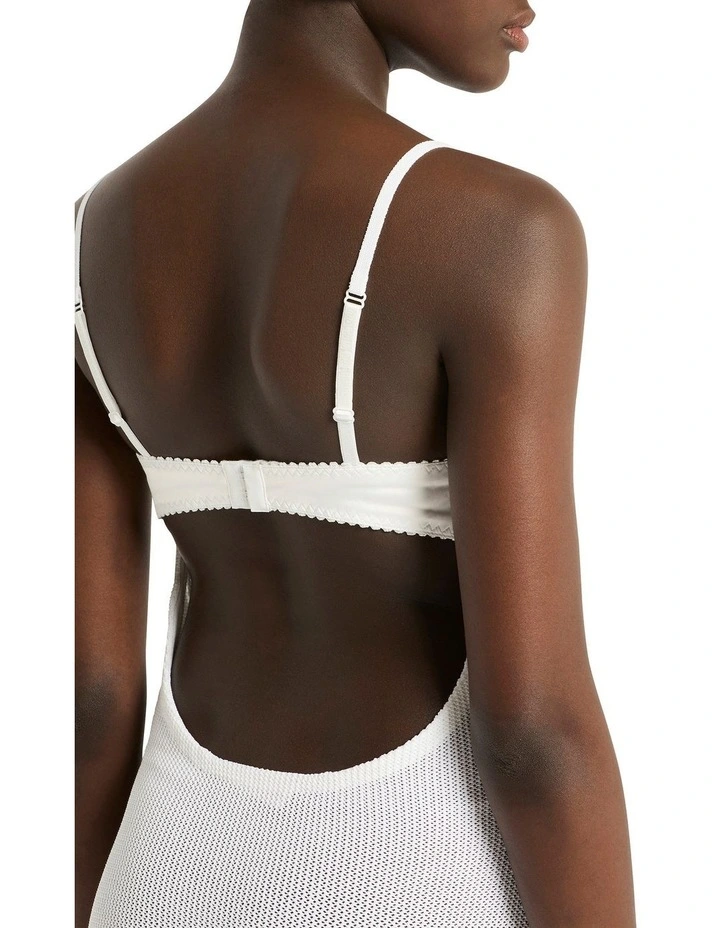 Dream Weaver Knit Dress in Ivory image 4