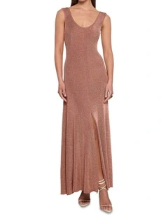 In The Dark Metallic Dress in Copper