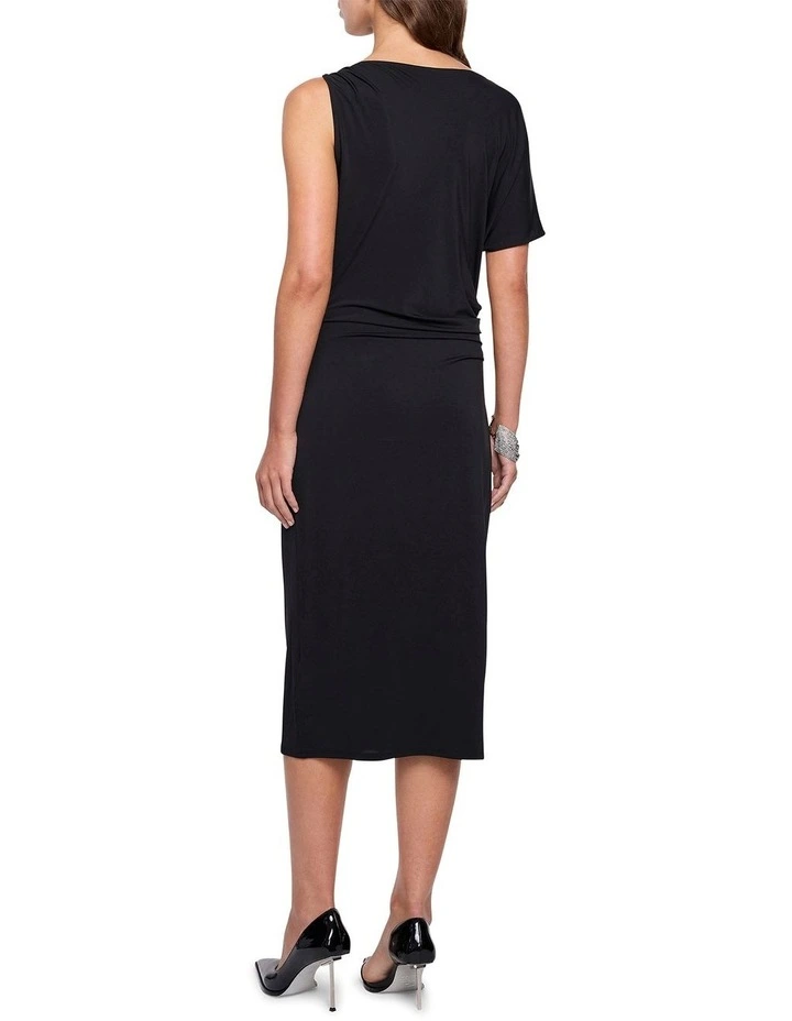 Material Girl Jersey Dress in Black image 3