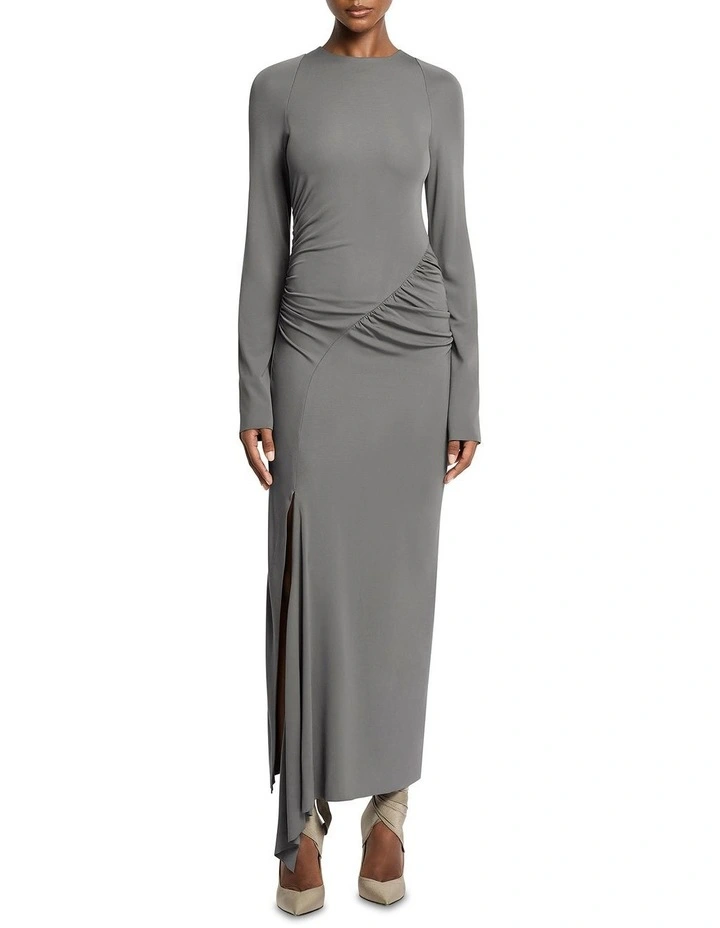 Hypatia Dress in Dark Charcoal image 1