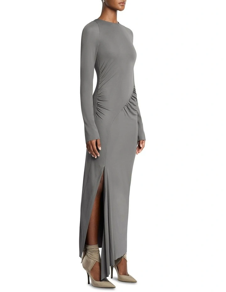 Hypatia Dress in Dark Charcoal image 3