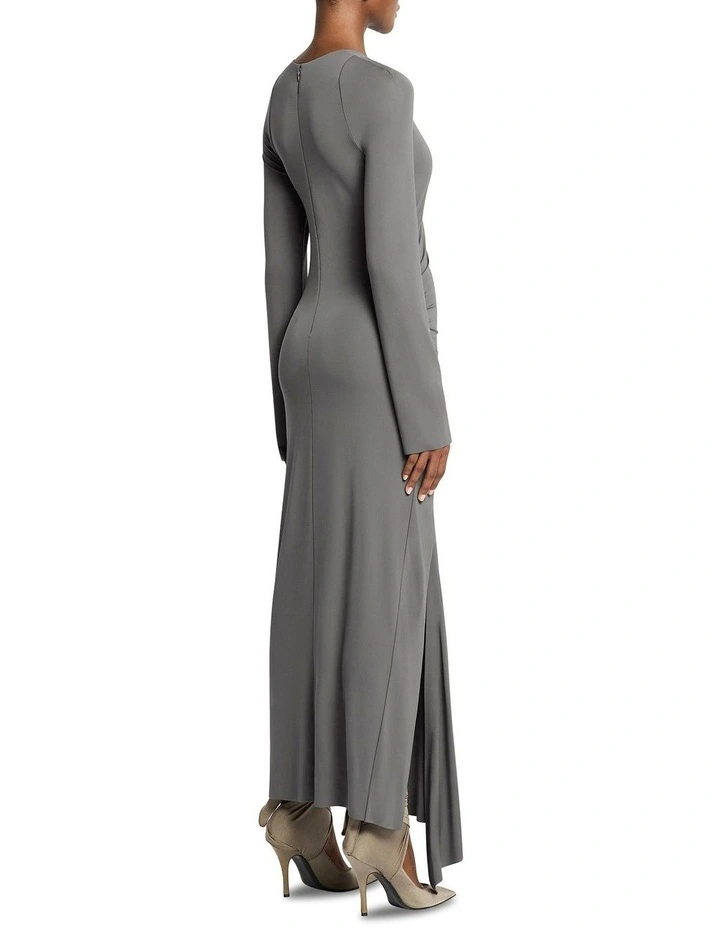 Hypatia Dress in Dark Charcoal image 4